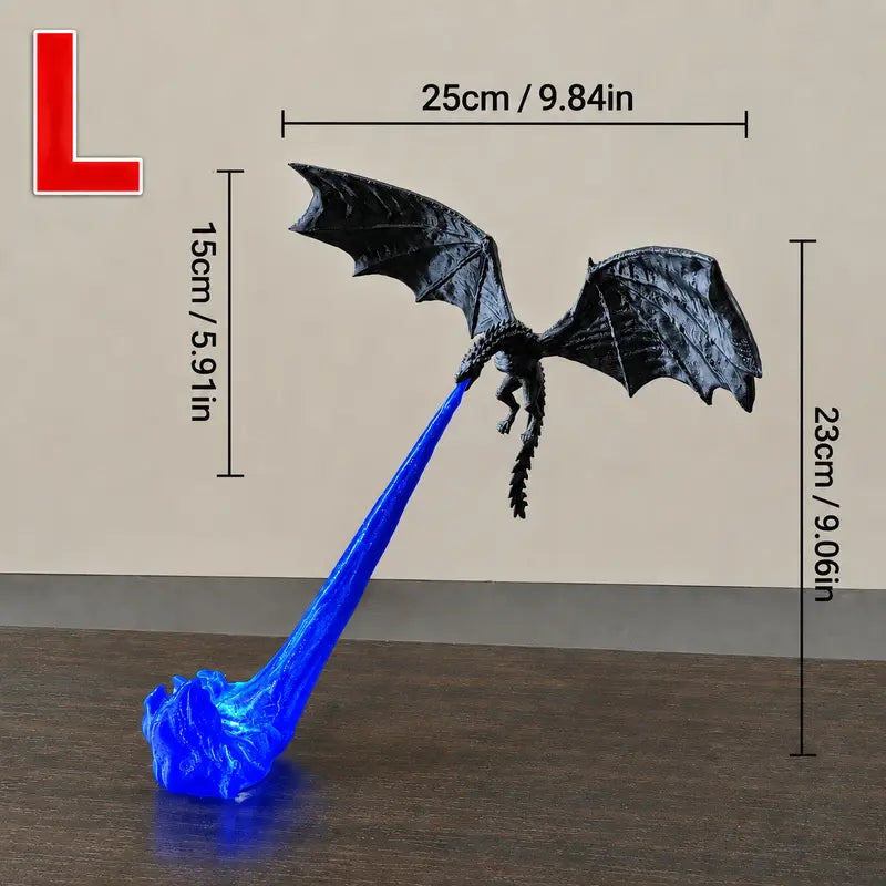 📚🐉 3D Dragon LED Book Nook Light 🔥 Magical Fantasy Shelf Decor