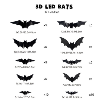 🔥SPOOKY SALE 55% OFF🦇 Halloween LED Bat Decorations