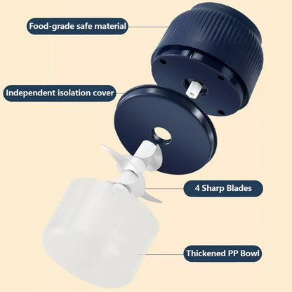 💥LIMITED TIME 50% OFF🥤 Cordless Mini Food Chopper – Chop, Mince & Blend in Seconds