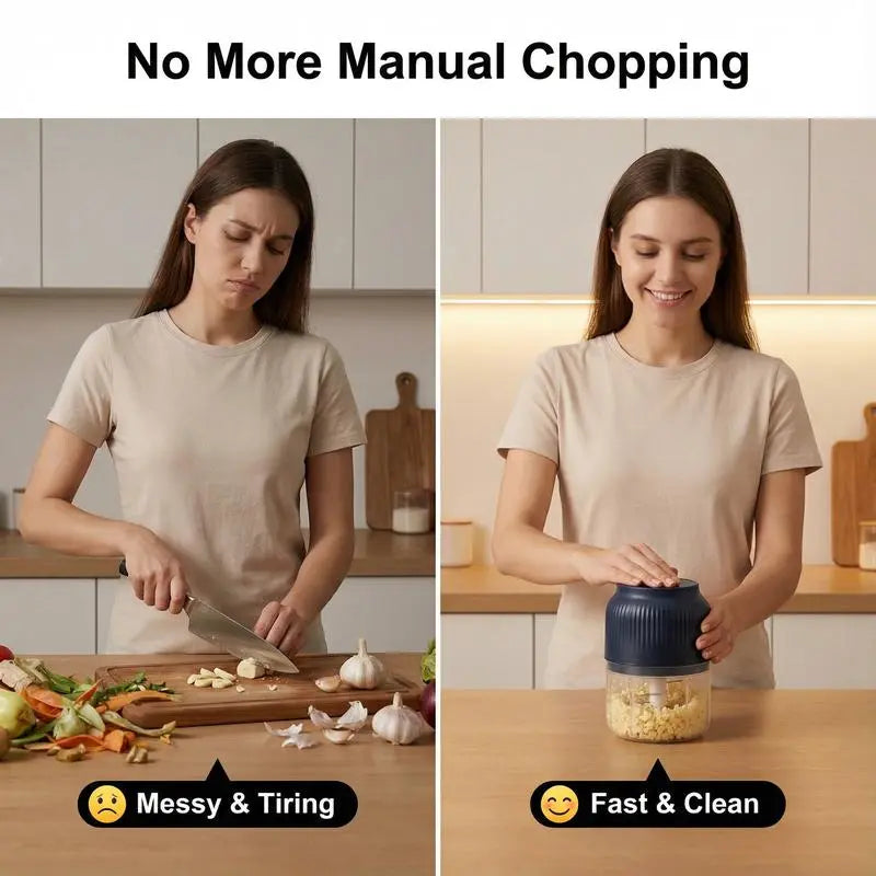 💥LIMITED TIME 50% OFF🥤 Cordless Mini Food Chopper – Chop, Mince & Blend in Seconds