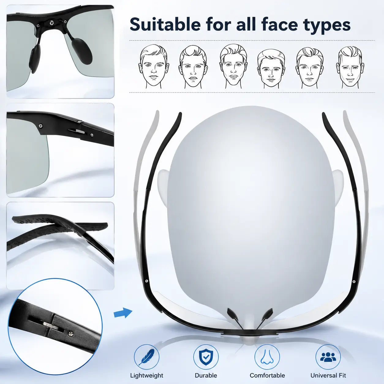 🕶️50% OFF TODAY☀️Adaptive Lens Sunglasses for Every Adventure