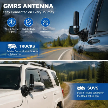 🔥50% OFF TODAY💯📡Heavy-Duty Universal GMRS Antenna Mount for Cars, Trucks & Off-Road Vehicles