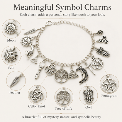 🔥50% OFF TODAY✨Vintage Witchy Charm Bracelet