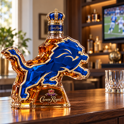🦁 Lions Pride Collector’s Bottle 👑 Sculpted Lion Design & Gift Box