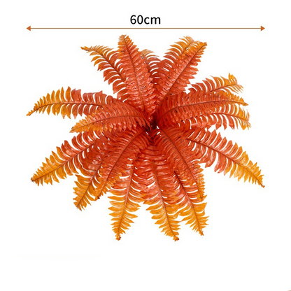 🌿 UV Resistant Lifelike Artificial Boston Fern – Realistic Outdoor & Indoor Greenery Decor