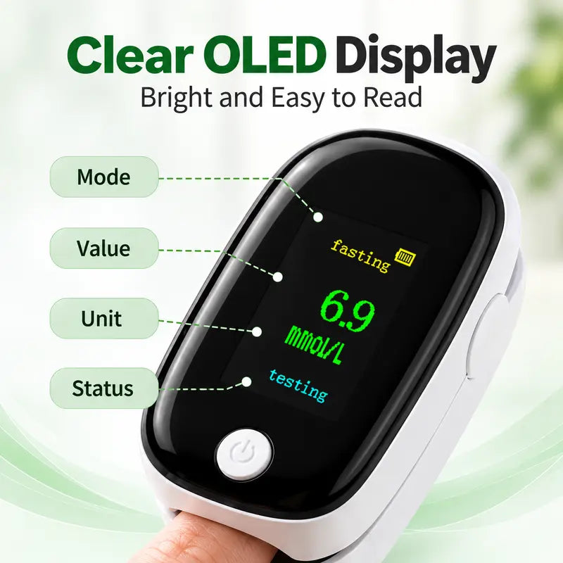 Non-Invasive Fingerstick Blood Glucose Meter