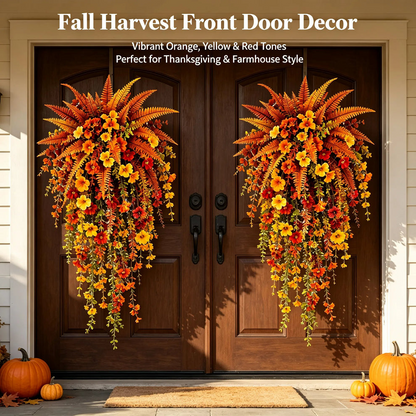 🔥On Sale Only Today 🍂 Artificial Fern for Autumn Outdoor Decor– Autumn Porch & Door Decoration