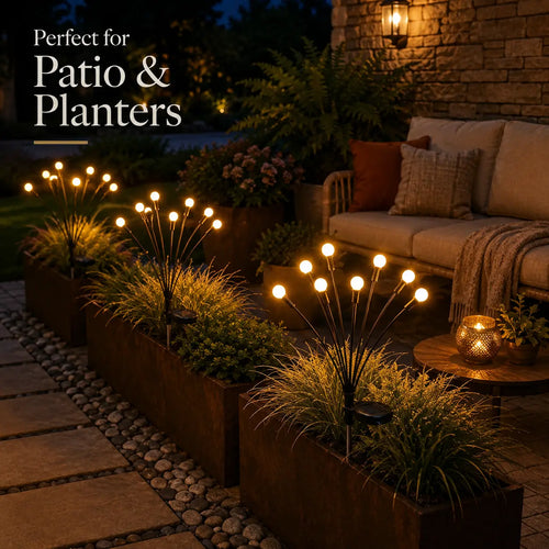 🔥Last Day 50% OFF - Solar Powered Firefly Garden Light