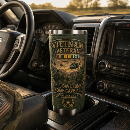 🔥 Last Day Promo: 55% OFF-🇺🇸 Vietnam War Veteran Commemorative Travel Tumbler