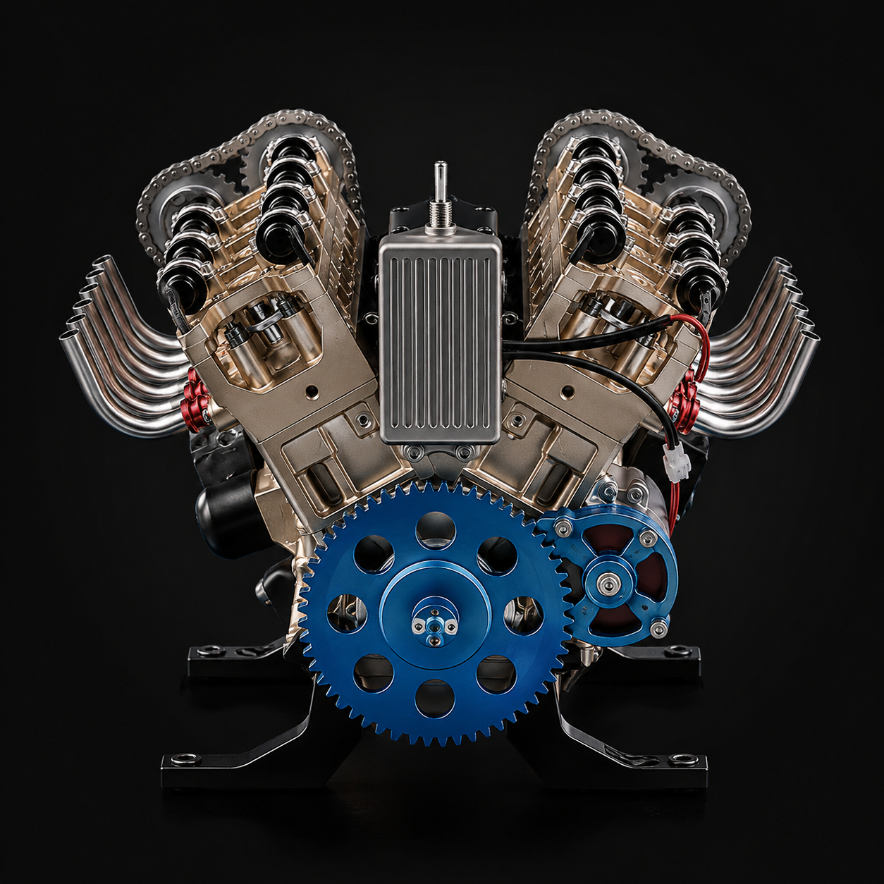 🏁 BEST SELLER 🔥 Miniature V8 Small-Block Engine Model Kitl Kit🛠️