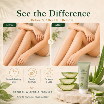 LAST DAY -BUY 1 GET 1 FREE🤩  Painless Depilatory Cream – No Razor Bumps, No Harsh Odor