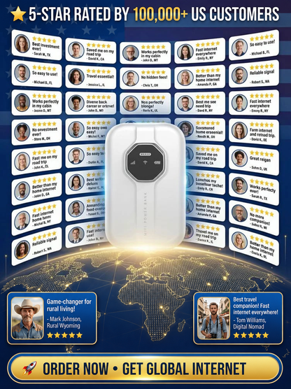 [Global Coverage, High-Speed Internet Access] 🌎 Boundless Portable Wi-Fi — Stay Connected Wherever You Go🛡️