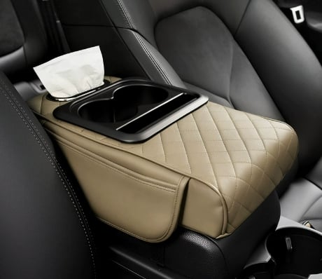 🔥HOT SALE 50% OFF🚗Multifunctional PU Leather Car Armrest Box Mat