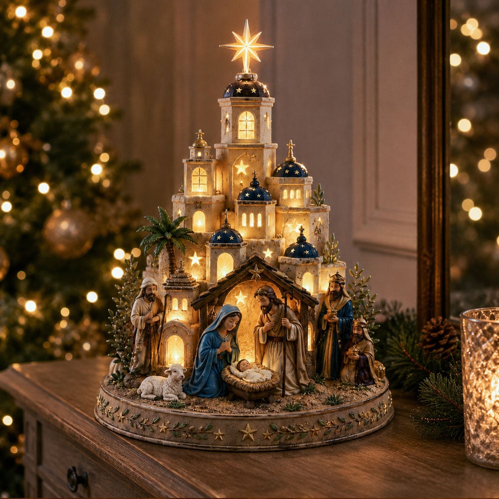 🔥 49% OFF✨ Bethlehem Nativity Church Light Tower