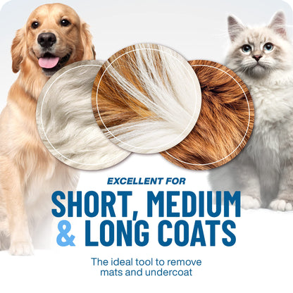 🔥Hot Sale 55% OFF🔥 Pain-Free Dematting Undercoat Rake for Pets