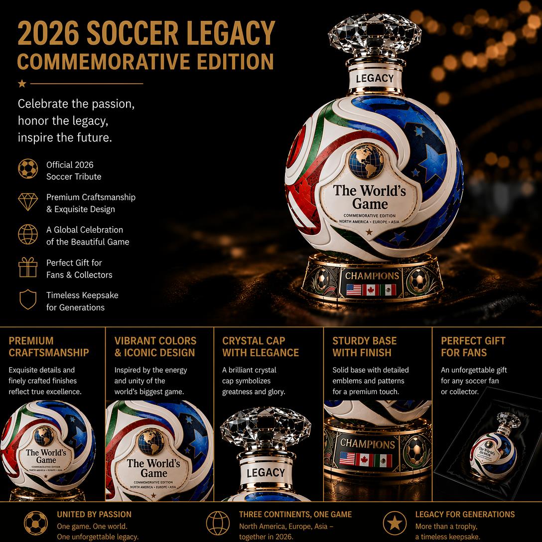🍷55% OFF TODAY ⚽ 2026 Heritage Match Ball Decanter 🍷 Premium Whiskey Decanter