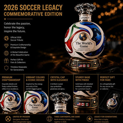 🍷55% OFF TODAY ⚽ 2026 Heritage Match Ball Decanter 🍷 Premium Whiskey Decanter