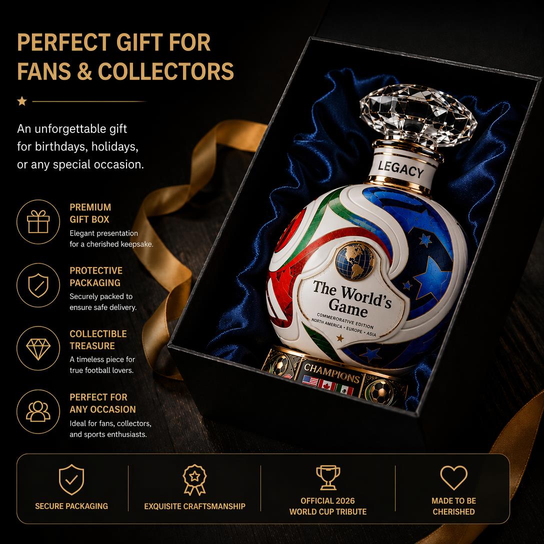🍷55% OFF TODAY ⚽ 2026 Heritage Match Ball Decanter 🍷 Premium Whiskey Decanter