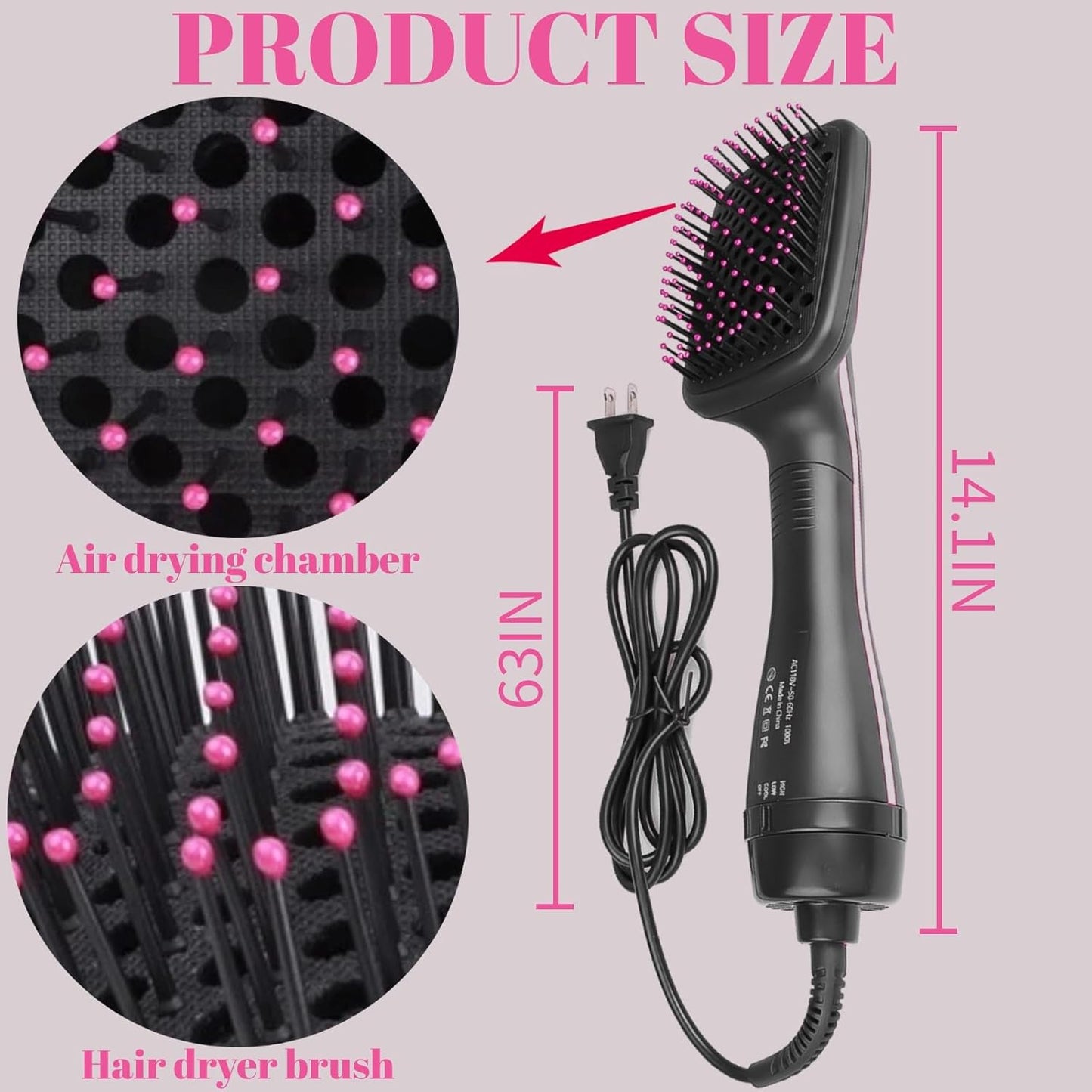 🔥HOT SALE 50% OFF 🔥1 Step Ionic Hair Straightener and Dryer Brush
