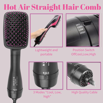🔥HOT SALE 50% OFF 🔥1 Step Ionic Hair Straightener and Dryer Brush
