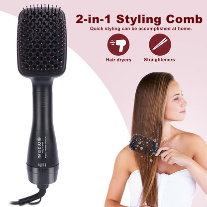 🔥HOT SALE 50% OFF 🔥1 Step Ionic Hair Straightener and Dryer Brush