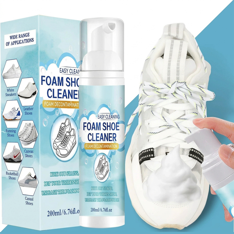 🏆Flash Sale⚡50K+ SOLD👟Shoe Cleaning Kit for Leather, Suede, Canvas, Mesh & More