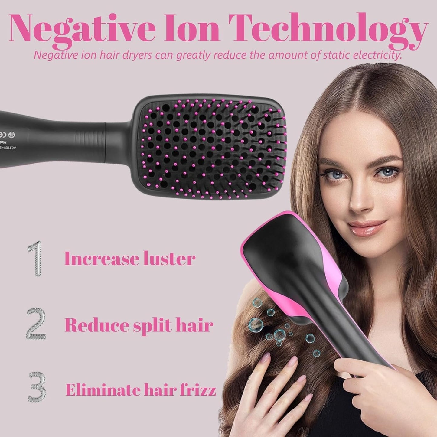 🔥HOT SALE 50% OFF 🔥1 Step Ionic Hair Straightener and Dryer Brush