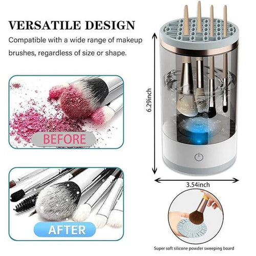 Electric Makeup Brush Cleaner & Dryer – All-in-One Cleaning Tool