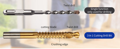 🔥50% OFF TODAY💪6-Piece 3–8mm Titanium Drill Bits⚡ Built for Metal, Wood & Plastic