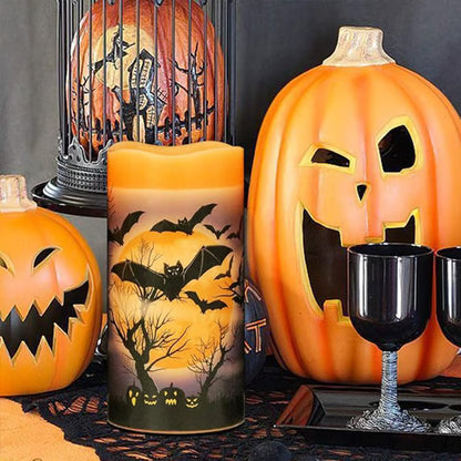 🎃 Halloween Flameless Flickering LED Candles