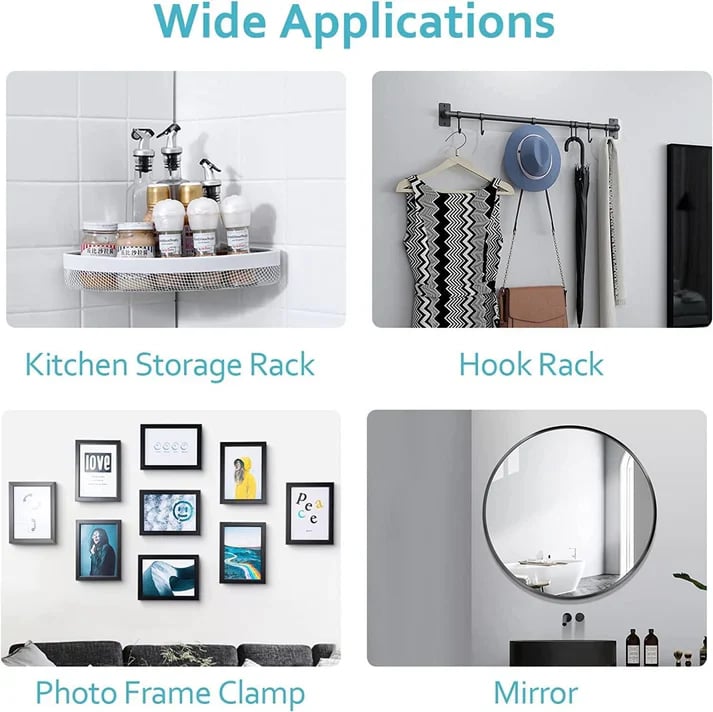 Heavy Duty Adhesive Wall Hooks