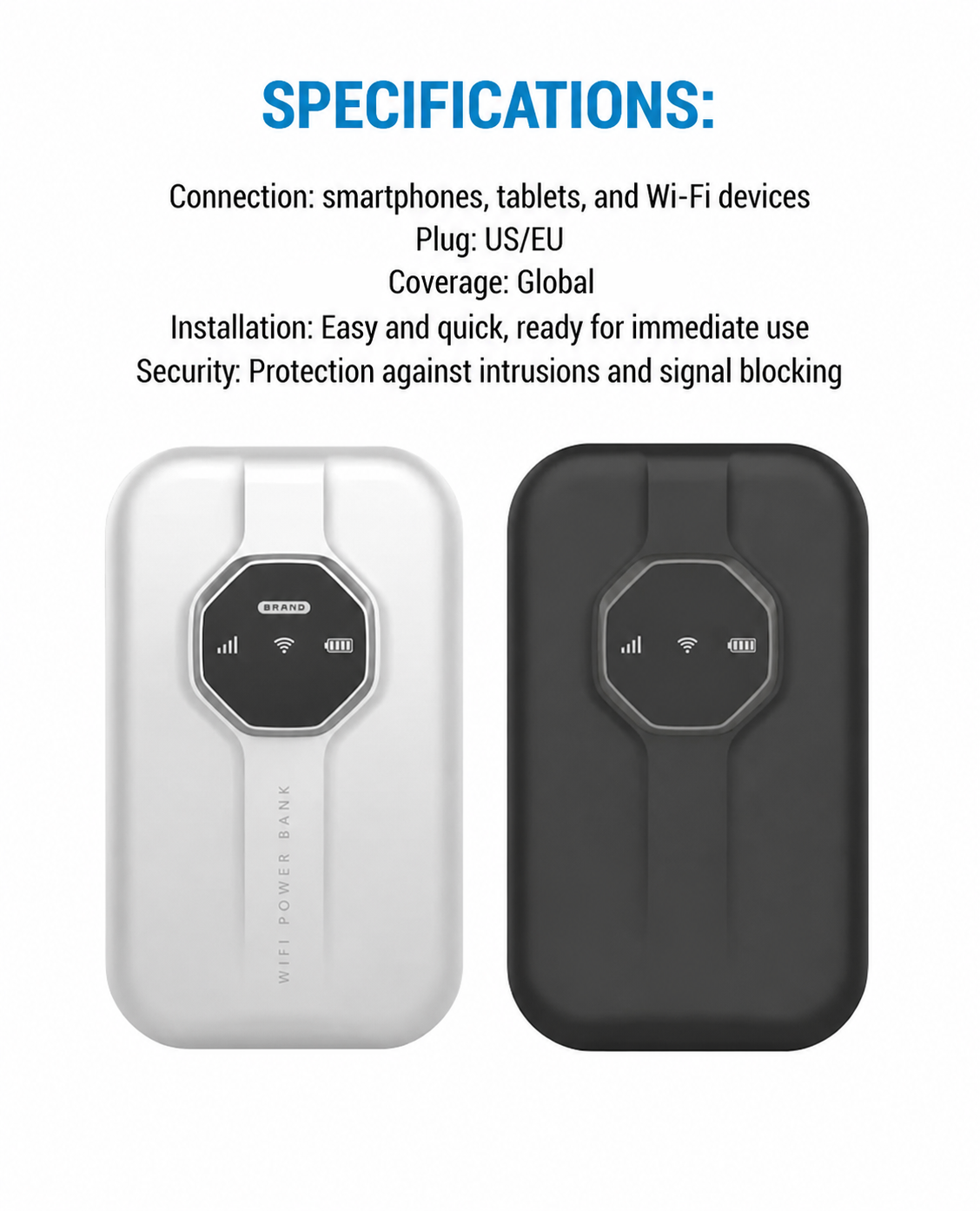 [Global Coverage, High-Speed Internet Access] 🌎 Boundless Portable Wi-Fi — Stay Connected Wherever You Go🛡️