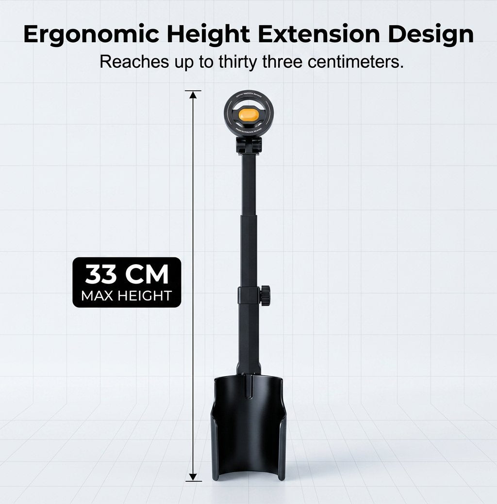 🔥 48% OFF | Magnetic Car Phone Holder Mount – 360° Adjustable, Strong N52 Magnet, One-Hand Operation