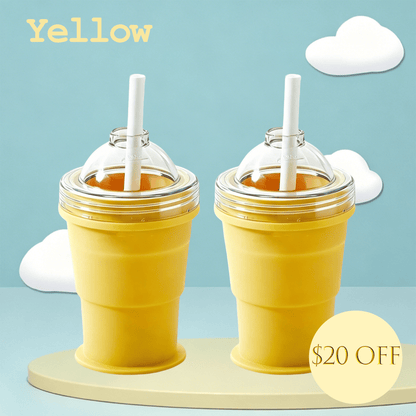 🧊55% OFF TODAY🥤 Foldable Ice Cup with Built-In Ice Ball Mold