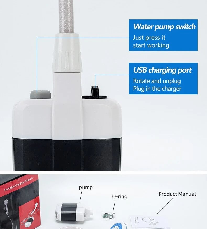 Hot Sale🎁🔥✨2026 Portable Camping Shower