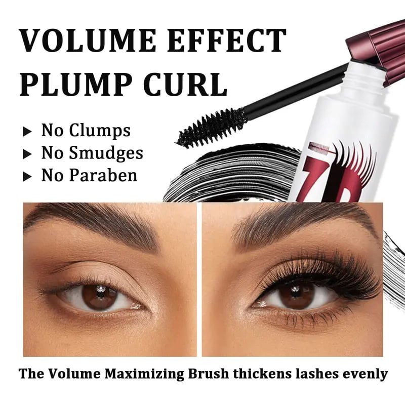 🔥LAST DAY 55% OFF👀7D Waterproof Mascara – 24H Volume & Curl