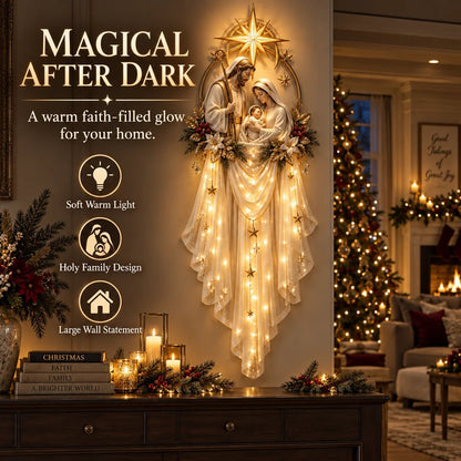 ✨50% OFF TODAY ✝️ Holy Family Star Veil™ – Meaningful Christmas Wall Decor
