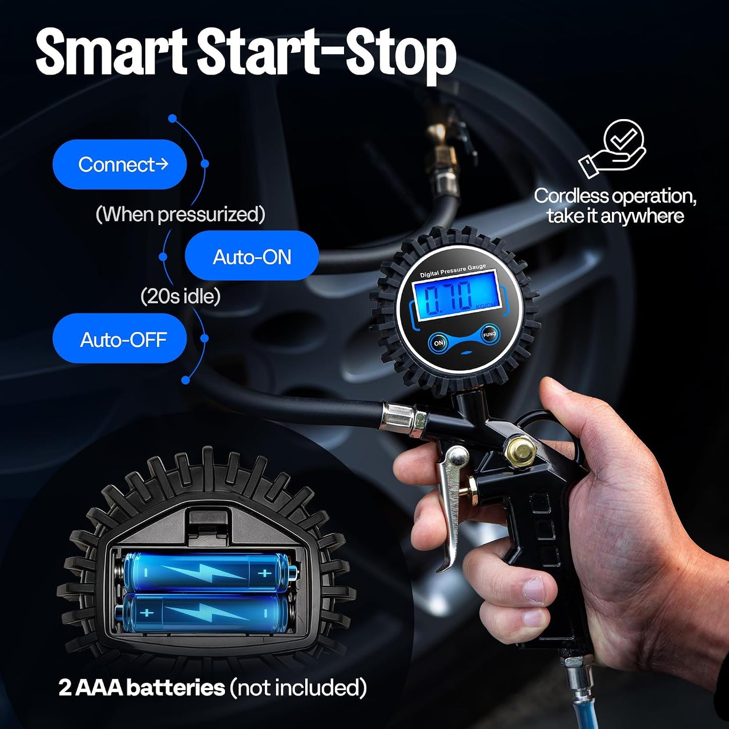 🚨 Hot Sale 50% OFF 🚘 Smart Digital Tire Inflator