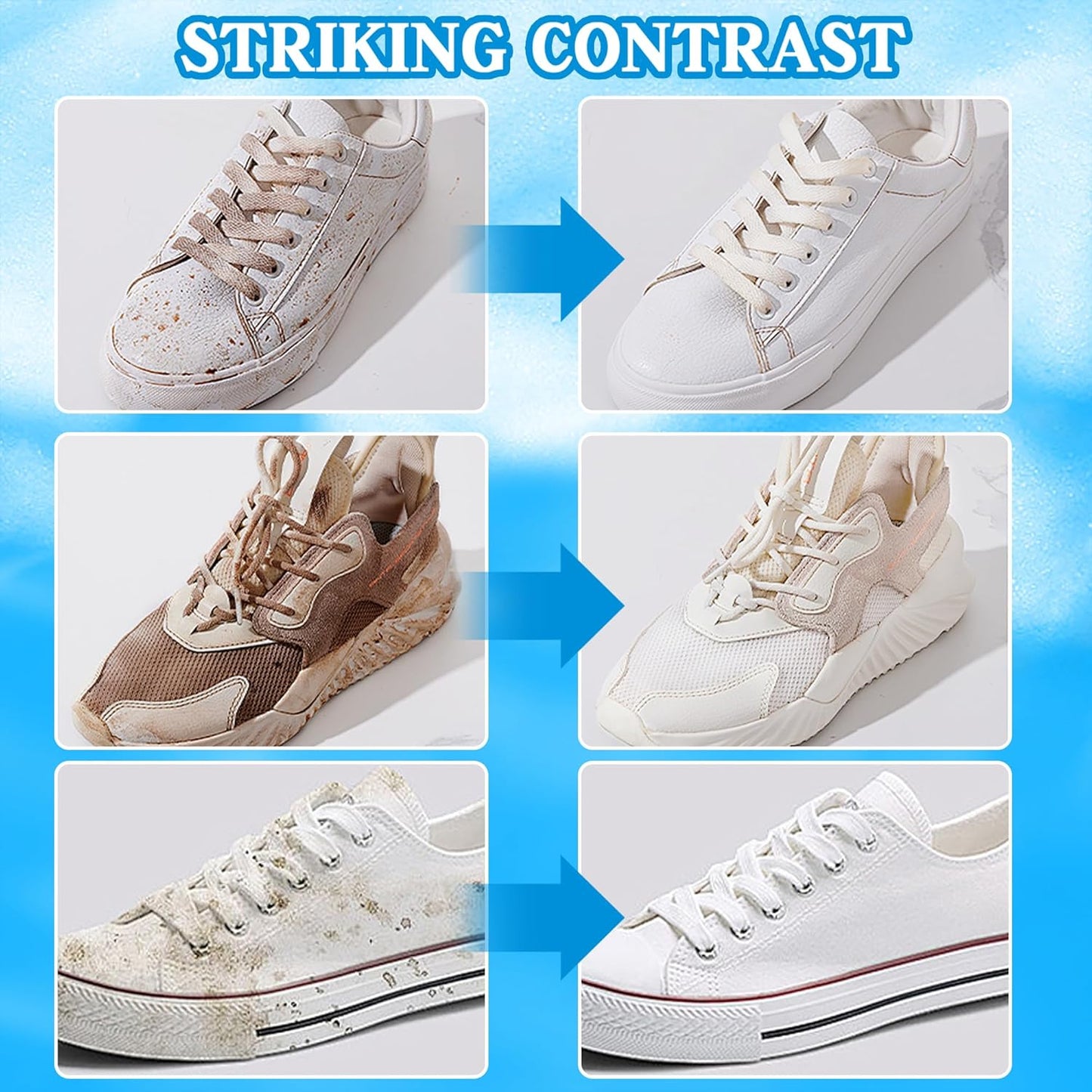 🏆Flash Sale⚡50K+ SOLD👟Shoe Cleaning Kit for Leather, Suede, Canvas, Mesh & More