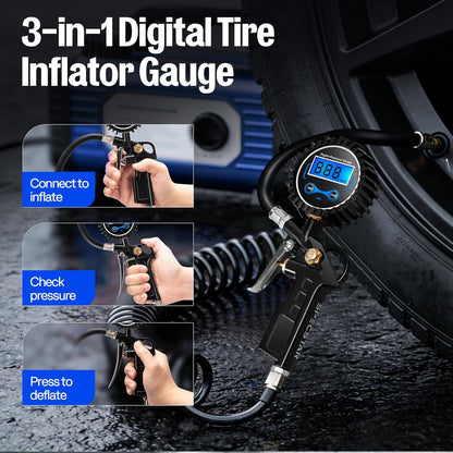 🚨 Hot Sale 50% OFF 🚘 Smart Digital Tire Inflator