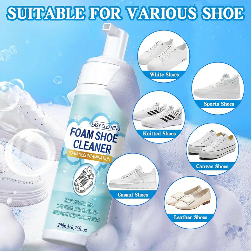 🏆Flash Sale⚡50K+ SOLD👟Shoe Cleaning Kit for Leather, Suede, Canvas, Mesh & More