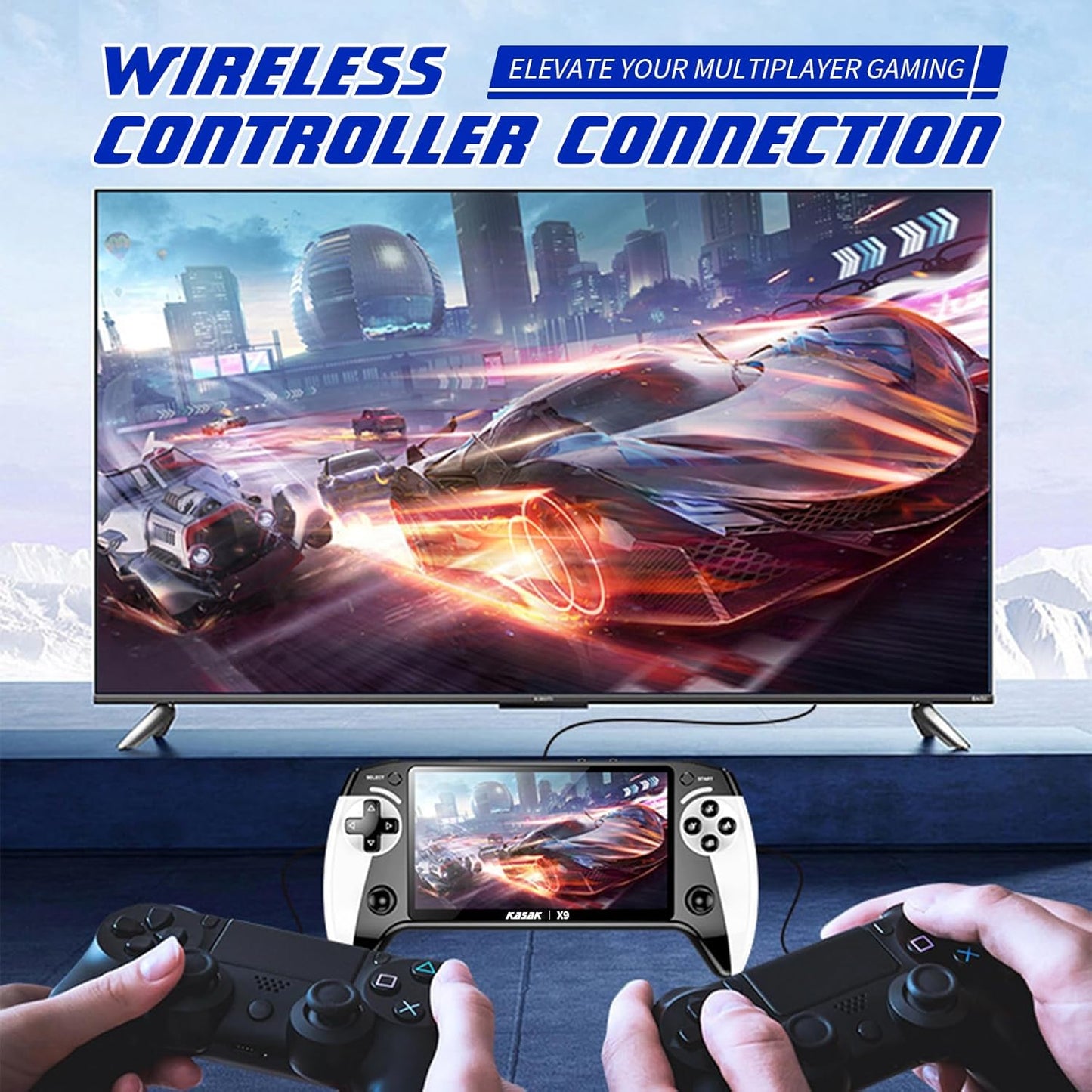 🎮X9 Retro Handheld Game Console – Relive Classic Gaming in HD