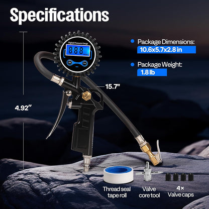🚨 Hot Sale 50% OFF 🚘 Smart Digital Tire Inflator