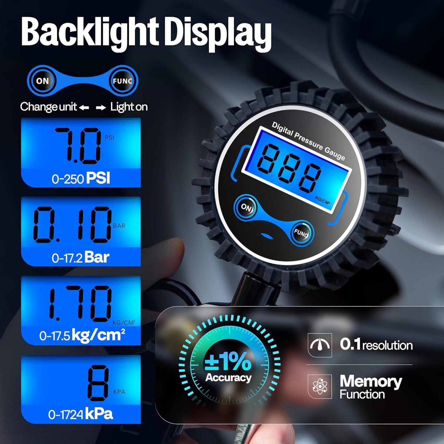 🚨 Hot Sale 50% OFF 🚘 Smart Digital Tire Inflator