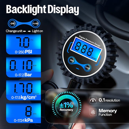 🚨 Hot Sale 50% OFF 🚘 Smart Digital Tire Inflator