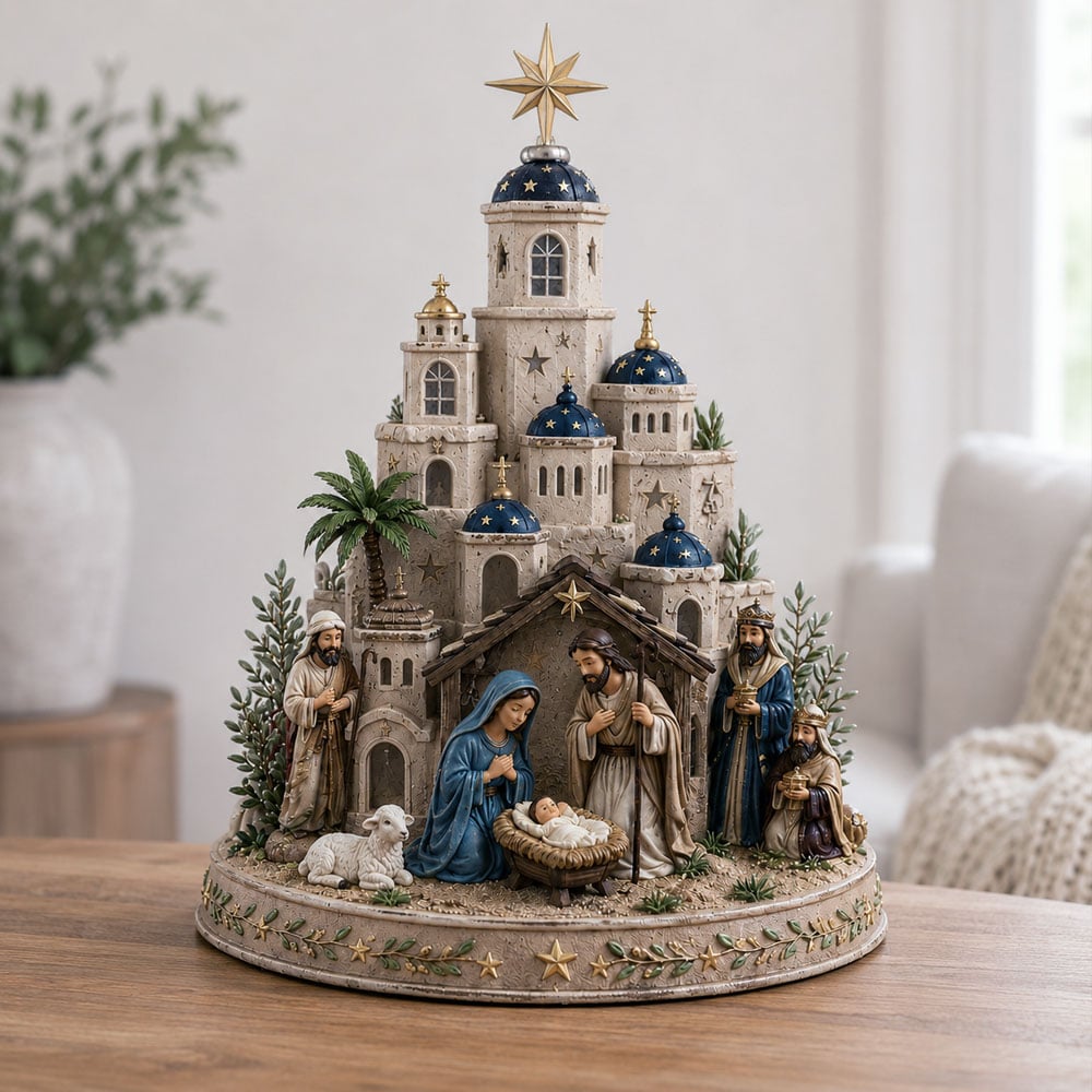 🔥 49% OFF✨ Bethlehem Nativity Church Light Tower