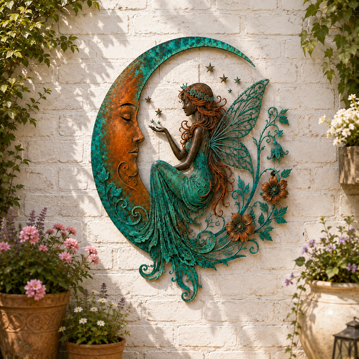 ✨🌙Moon Fairy Wall Decor – 5 Nature-Inspired Designs