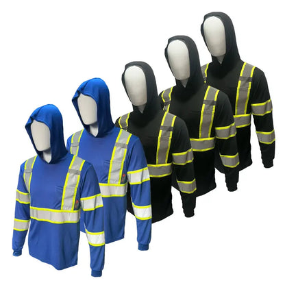 🔥 HOT SALE 50% OFF 🔥 5 Pack High Visibility Hoodie Safety Shirts