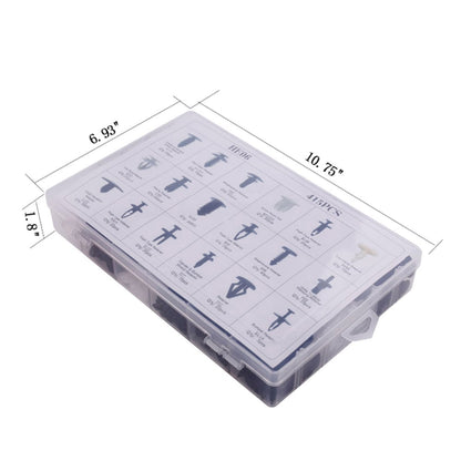 🔧🚗 625PCS Car Fastener Box Set – Universal Auto Clips Assortment 📦
