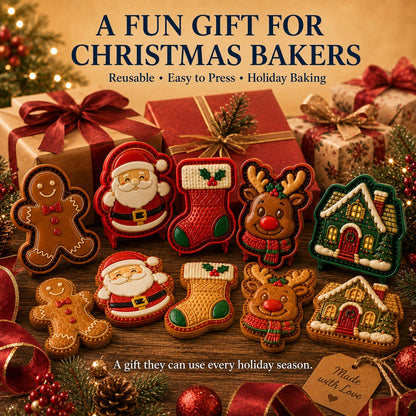 🔥 Last Day 49% OFF 🎄 9-Design Christmas Mini Pie Mold Collection 🥧✨